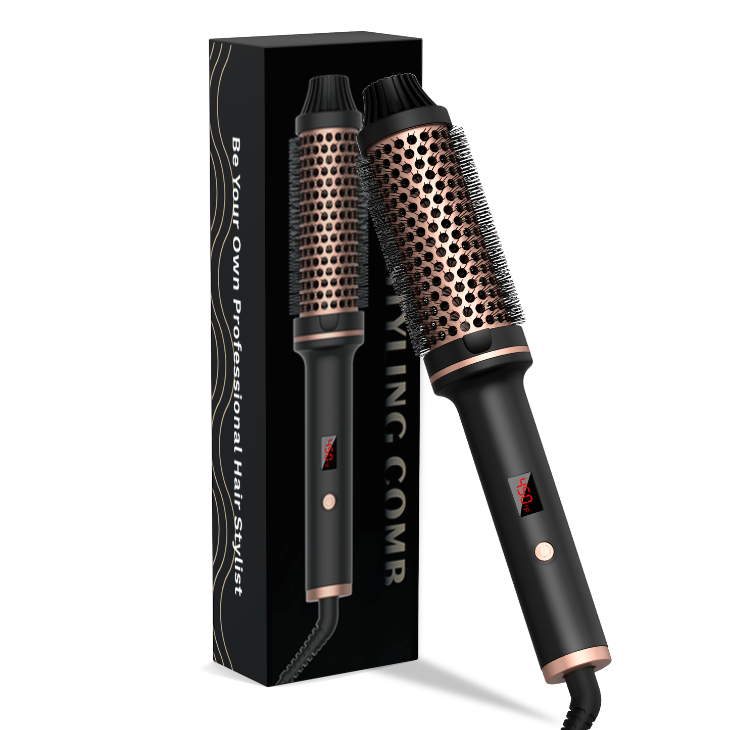 ✨ Brosséa - Brosse Chauffante Magique pour Cheveux Parfaits (5 étoiles sur 5) ✨