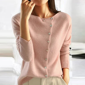 Alessia – Pull Boutonné Chic