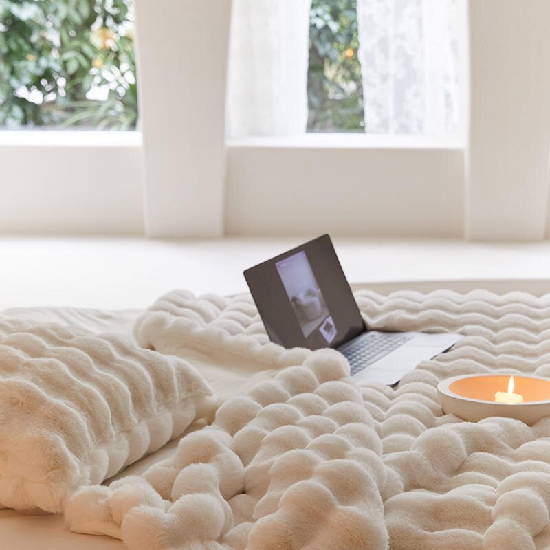 Plaid LuxeCozy – Le Must-Have Cocooning ! 🛋️💫