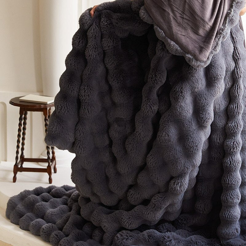 Plaid LuxeCozy – Le Must-Have Cocooning ! 🛋️💫