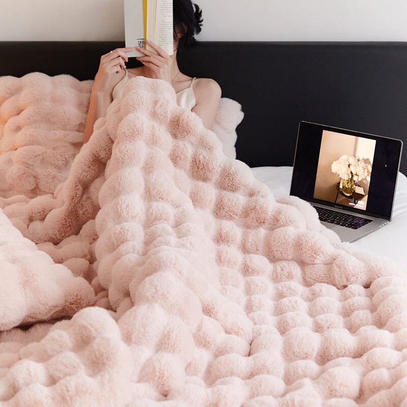 Plaid LuxeCozy – Le Must-Have Cocooning ! 🛋️💫
