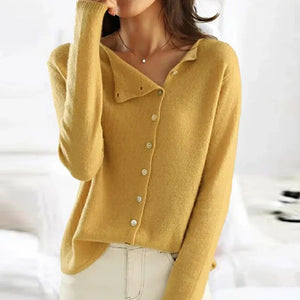 Alessia – Pull Boutonné Chic