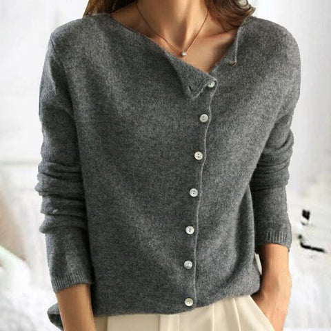 Alessia – Pull Boutonné Chic
